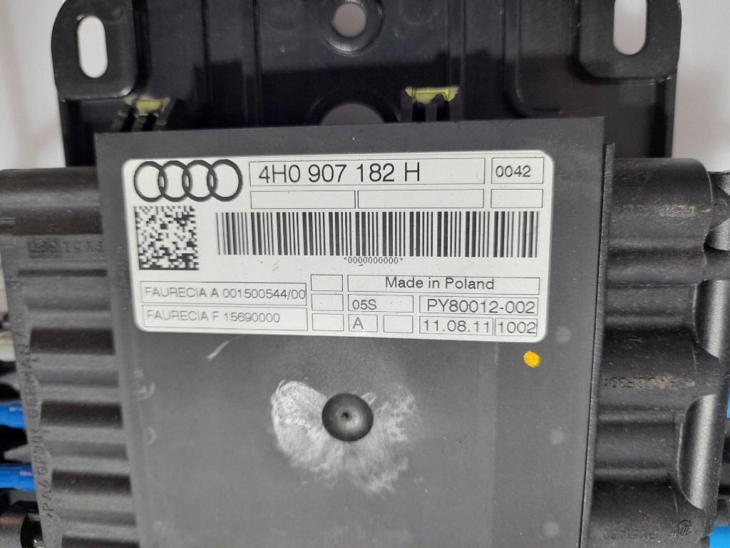 фото №13, Audi a6 c7 4g модуль пам'яті сидіння механізм комплект вентилятор каркас