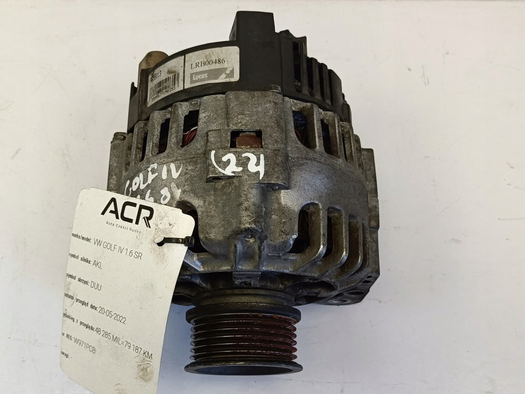 Vw golf iv 1.6 8v генератор оригінал Зі Шроту