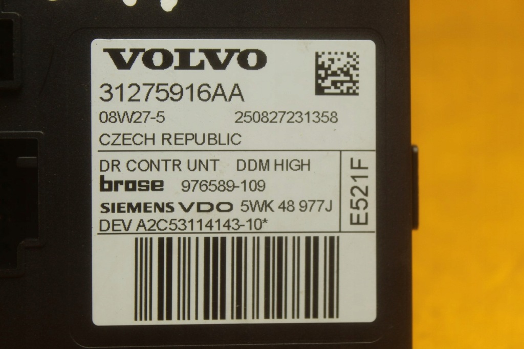 фото №9, Моторчик стекло левый перед volvo v50 31275916aa