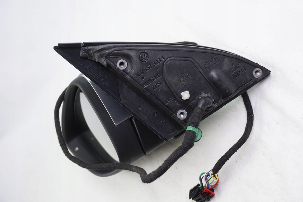 фото №11, Зеркало левая 15 pin vw passat b7 3c0857933a eu