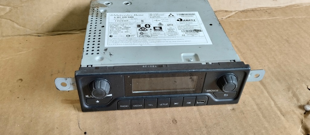 фото №1, Радио mercedes sprinter 907 910 org a9078209400