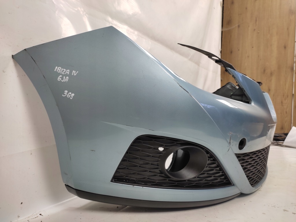 фото №6, Seat ibiza iv 6j 6j0 бампер передний перед 2008-