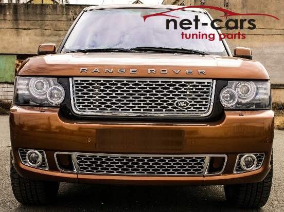 Бампер лампи решітка радіатора range rover l322 09-12 abiography Оригінал