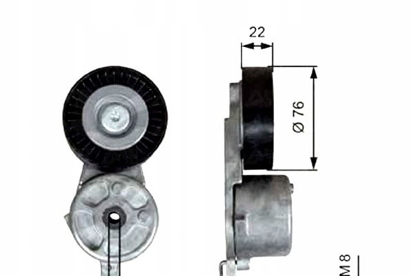 Gates ролик натяжителя ремень клиновой 1387199 1376 Цена