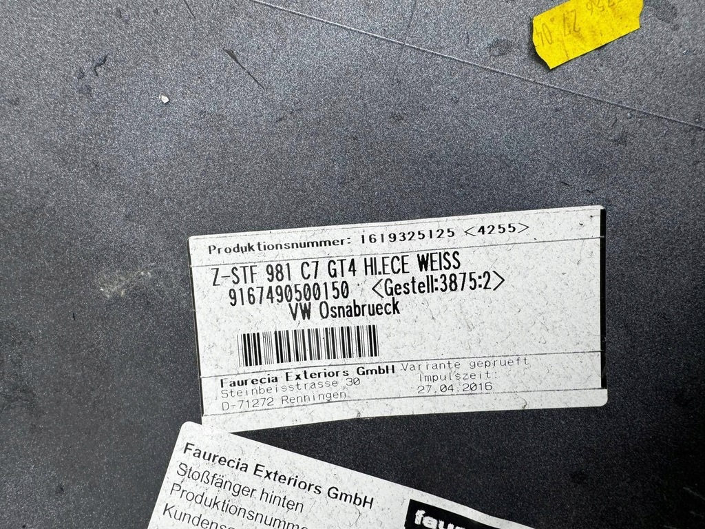 фото №9, Бампер задний задняя porsche cayman 981 9815054110405 mkap90