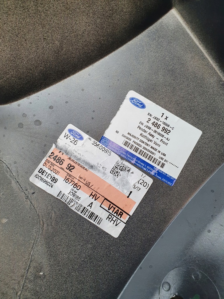 фото №9, Крила перед лівий ford ranger raptor v 2018-