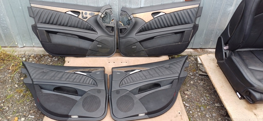 W211 lift kombi avantgarde сиденья обшивки комплект кожа декоры память harman Оригинал