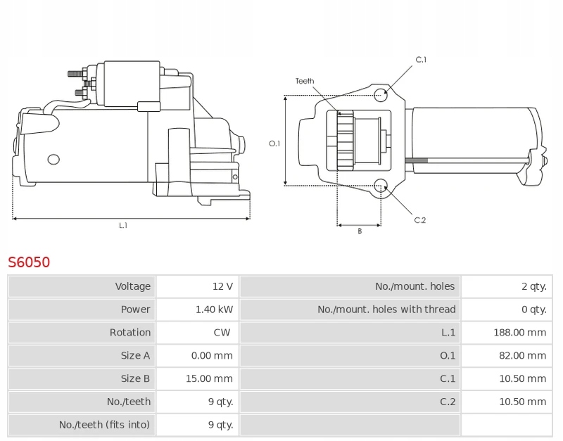 фото №5, Новый стартер isuzu rodeo 3.2 isuzu rodeo 3.2 honda passport 3.2 ex