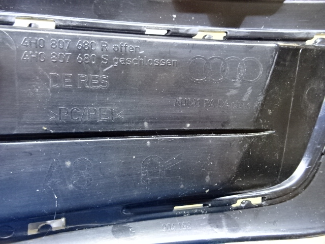 фото №7, Решётка бампера левая audi a8 d4 lift оригинал