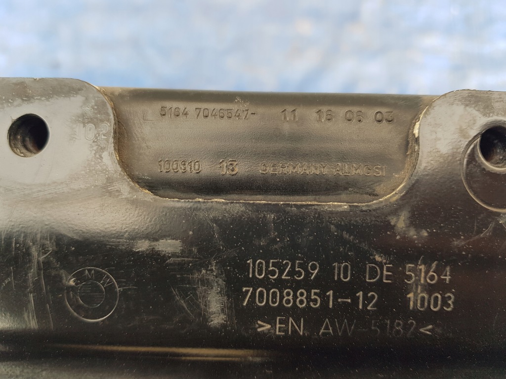 фото №7, Bmw e63 e64 pas верхний усилитель балка поперечина 7008851