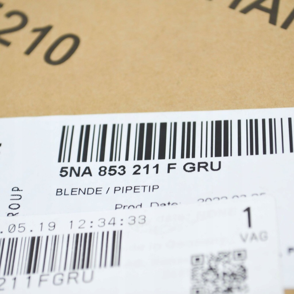 фото №9, New vw tiguan ad передняя часть бампер center vent решётка trim 5na853211fgru