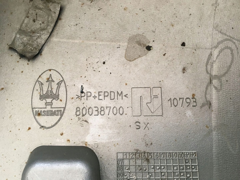 фото №12, Maserati quattroporte 04-13 молдинг поріг ліва