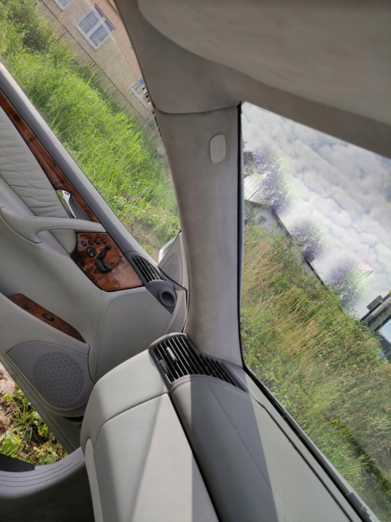 Потолок -стойки -защита солнцезащитная - алькантара  - mercedes cl w215 Цена