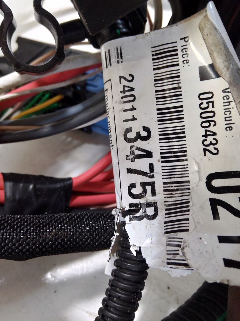 фото №6, Електропроводка двигуна 240113475r 1.6dci trafic vivaro