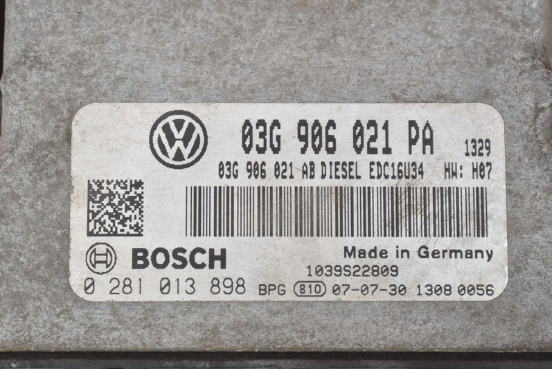 фото №7, Блок керування бортовий комп'ютер 03g906021pa seat leon ii 1.9