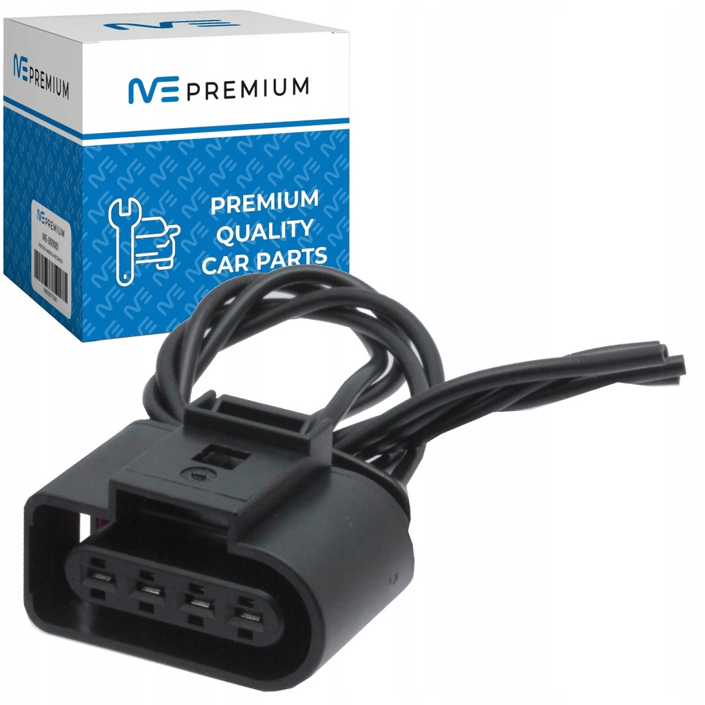 фото №1, Штекер з'єднувач колодка 4 pin котушка насос пального skoda rapid yeti 2009-2019