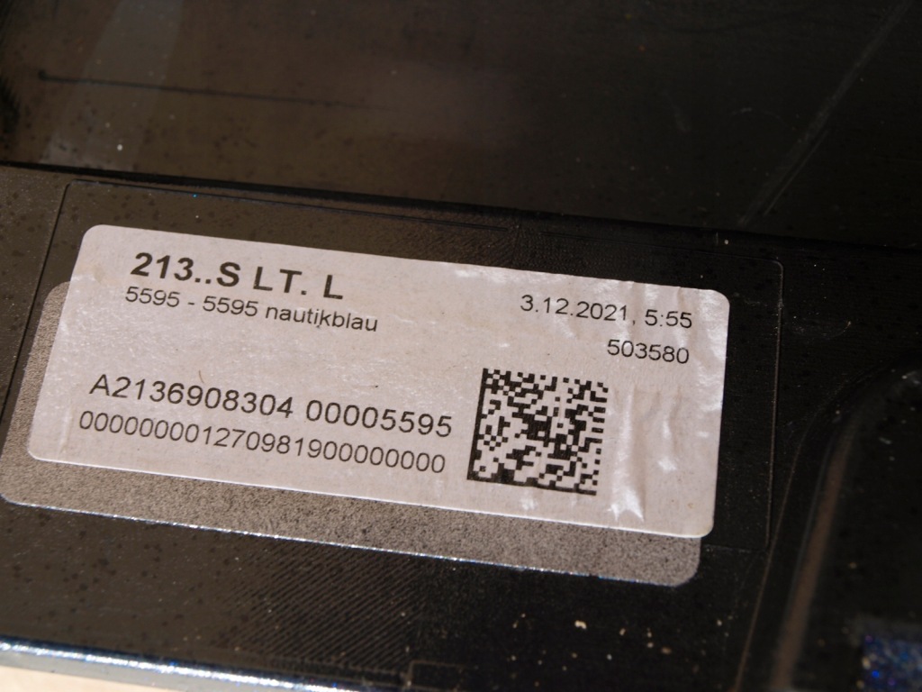 Порог накладка  порог mercedes w213 213 niebieskie оригинал . правый  левый в Украине