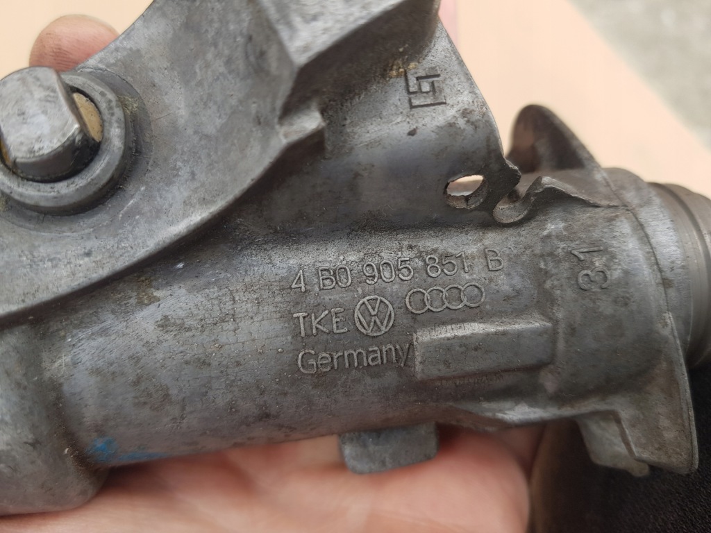 фото №10, Замок запалювання + 2 ключі vw audi seat skoda ford 4b0905851b sprawdzona справна