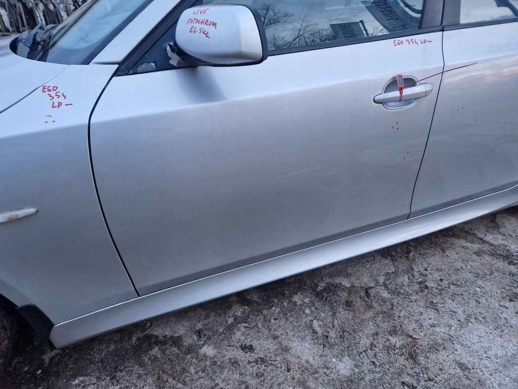 фото №2, Дверь левая передние bmw e60 titansilber