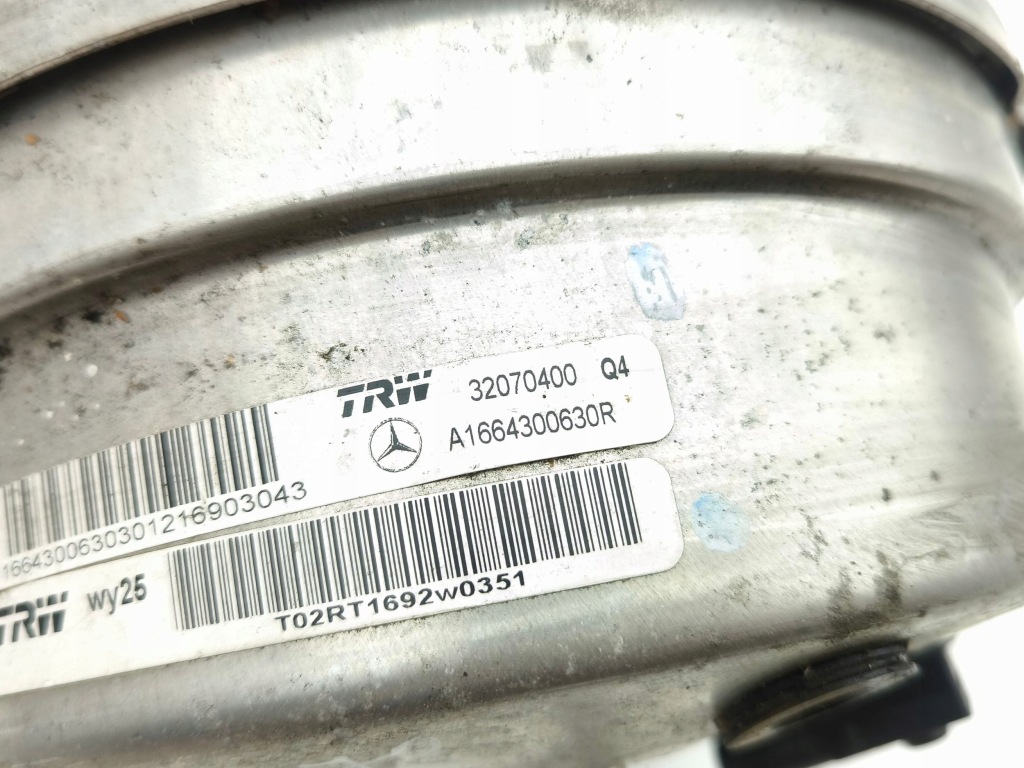 Mercedes-benz ml w166 2012 підсилювач гальм гальмівні a1664300630 Зі Шроту