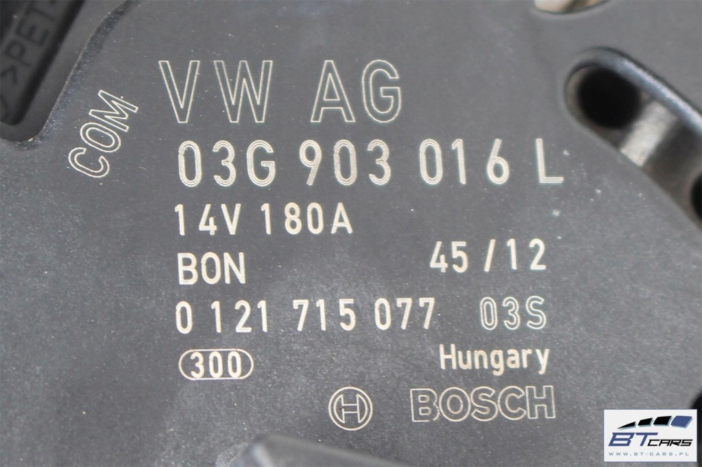 Vw passat b7 cc генератор 3.6 fsi 03g903016l 03g903016lx 03g 903 016 l 180 Недорого