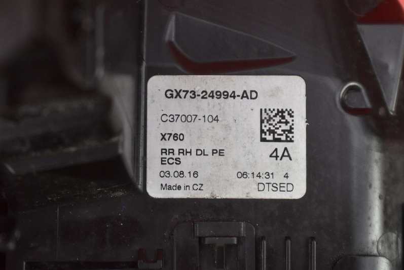 фото №8, Замок двері правий задня задній gx73-249944-ad jaguar xe 14-19