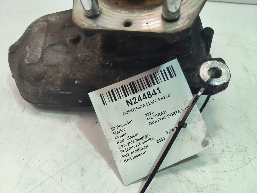 Maserati quattroporte 2009 перед сторона левая поворотный кулак колеса передний с Разборки