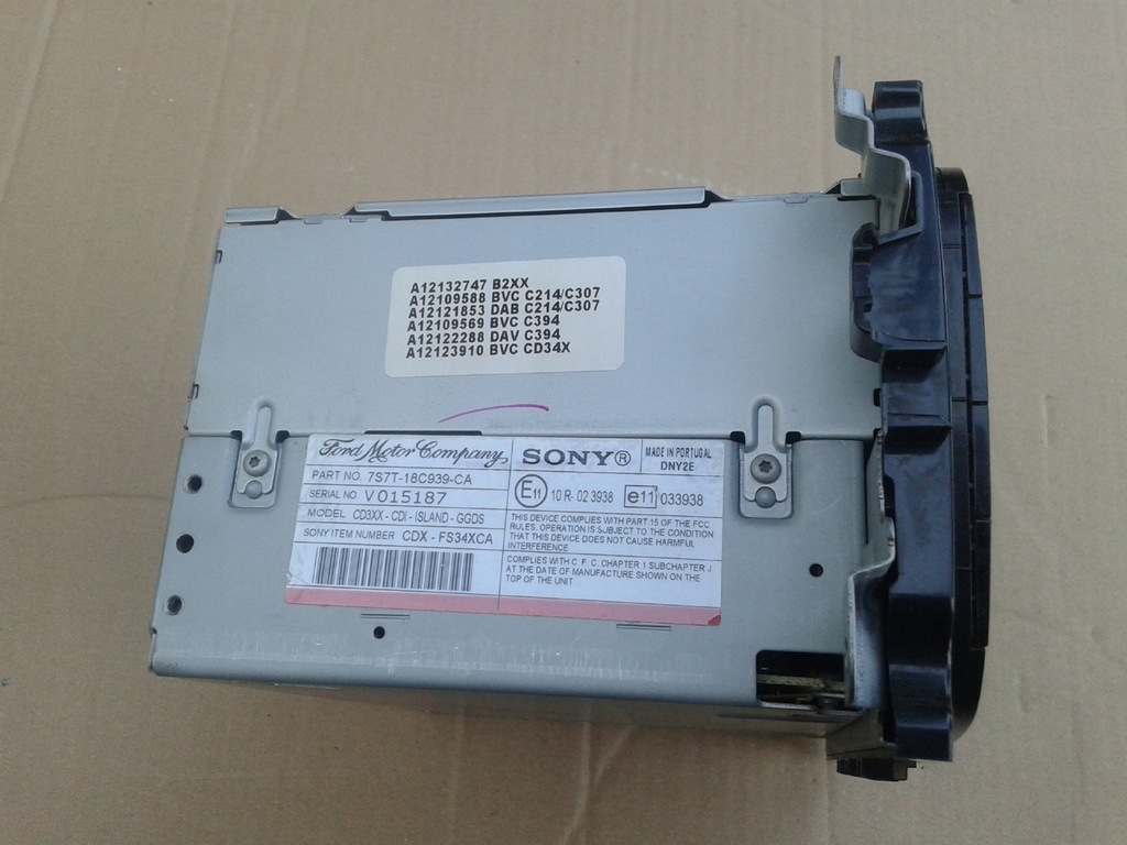 фото №8, Радіо cd mp3 ford mondeo 4 iv mk4 i інше modele 7s7t-18c939-ca v015187