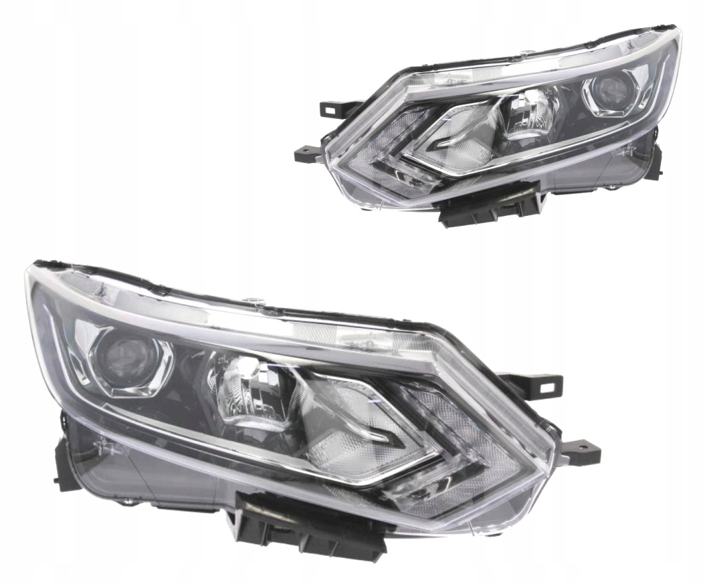 Купити Фари передні nissan qashqai 17- led комплект  depo