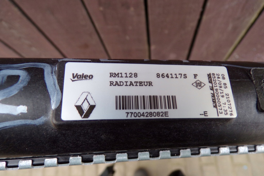 фото №6, Радиатор dacia logan i 1.6 7700428082e оригинал