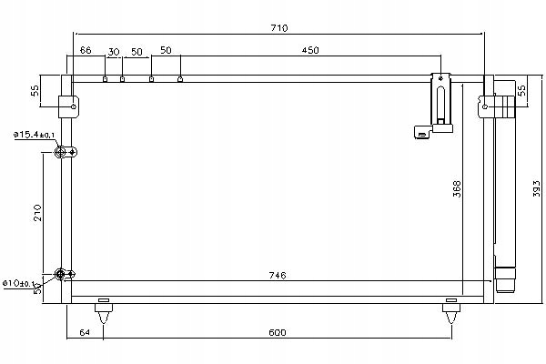 фото №13, Радиатор кондиционера toyota avensis verso 01- 2.