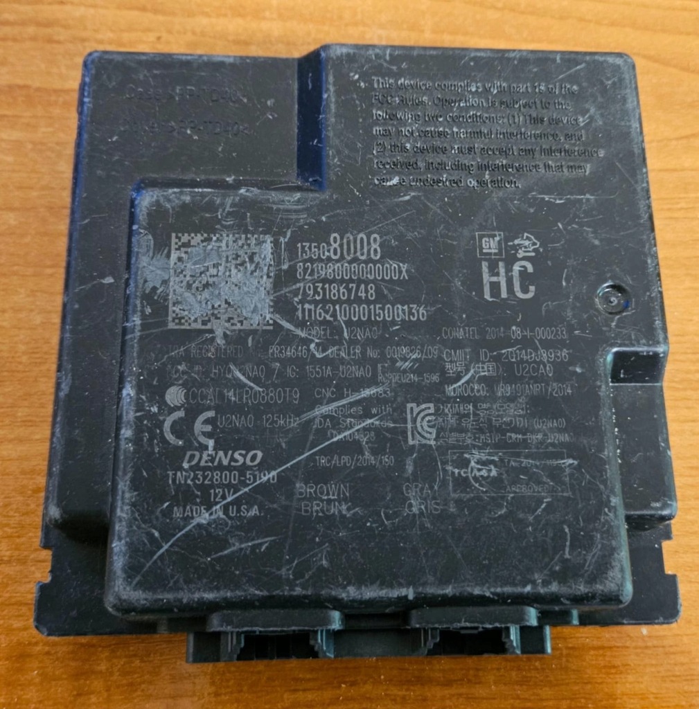 фото №1, Opel astra k v модуль keyless оригінальний номер 13508008