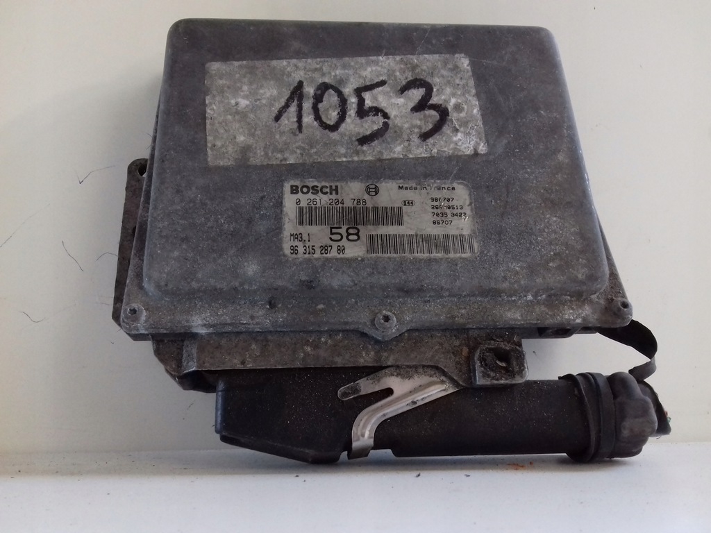 фото №1, Peugeot 206 1.6 16v бортовой компьютер 9648482980 0261208101