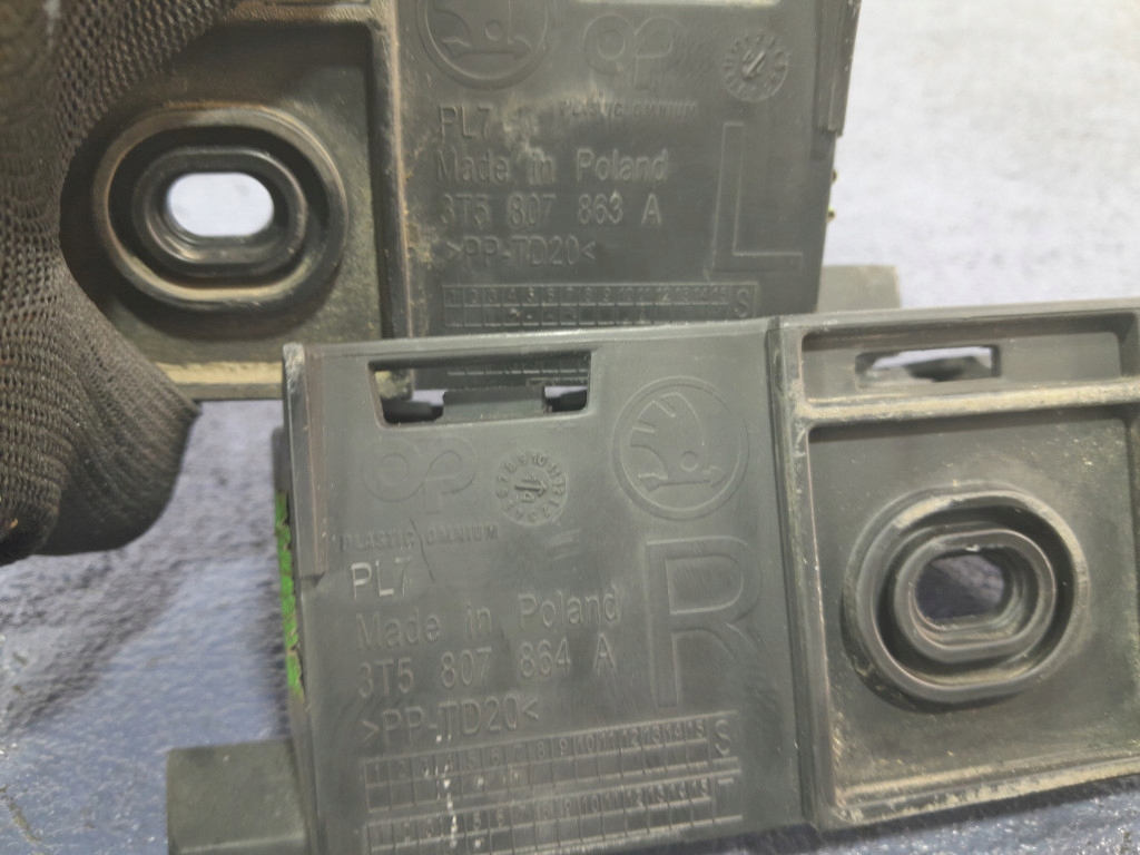 фото №8, Skoda superb ii lift направляющая кронштейн кронштейн бампера задняя задний 3t5807864a