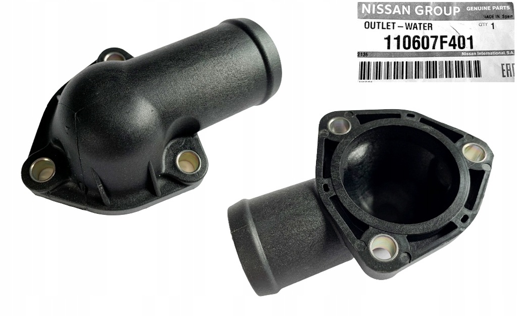 фото №1, Nissan terrano ii r20 2.7 d термостат корпус оригинальный номер