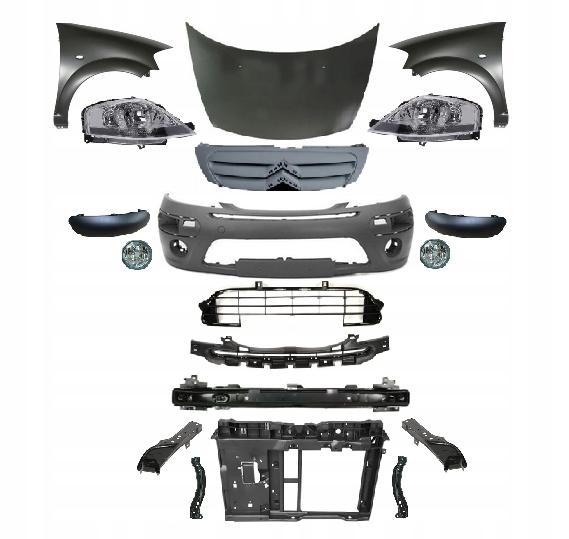 фото №1, Citroen c3 lift 2005-2010 kompletny перед капот