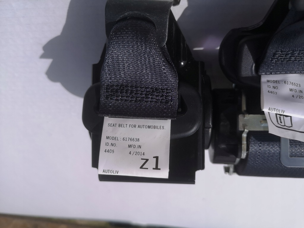 фото №5, Asx комплект ремней задних 6176638 6176523 6176638