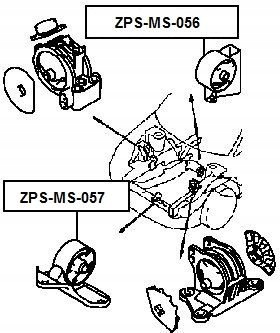 фото №6, Zps-ms-057 nty подушка двигуна