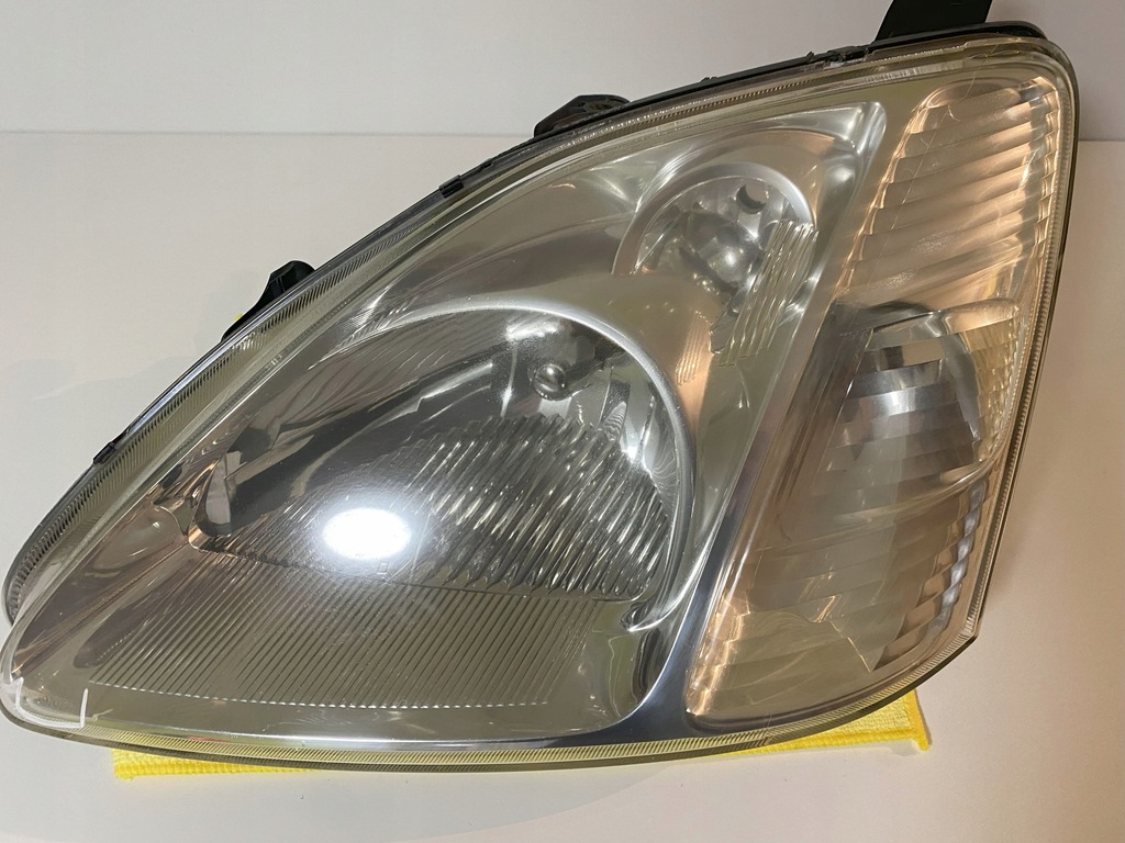 фото №13, Honda civic 7 vii лампа левая передняя оригинальная cała bez повреждений lhd eur