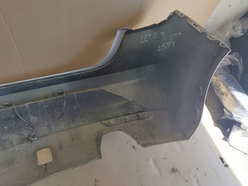 фото №14, Seat leon ii lift 09r- бампер задняя задний ls7y