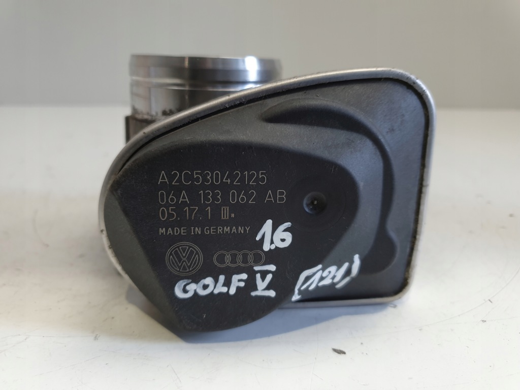 фото №1, Vw golf v 1.6 8v дроссельная заслонка 06a133062ab