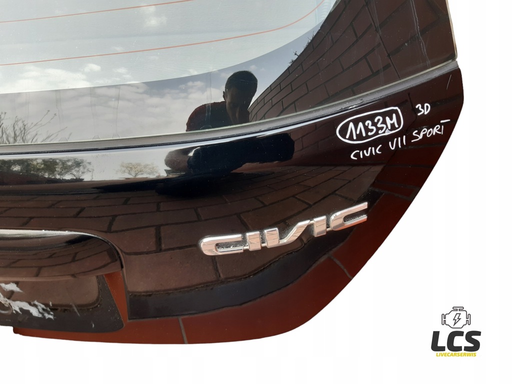 фото №9, Крышка багажника задняя задняя honda civic vii sport 3d hb