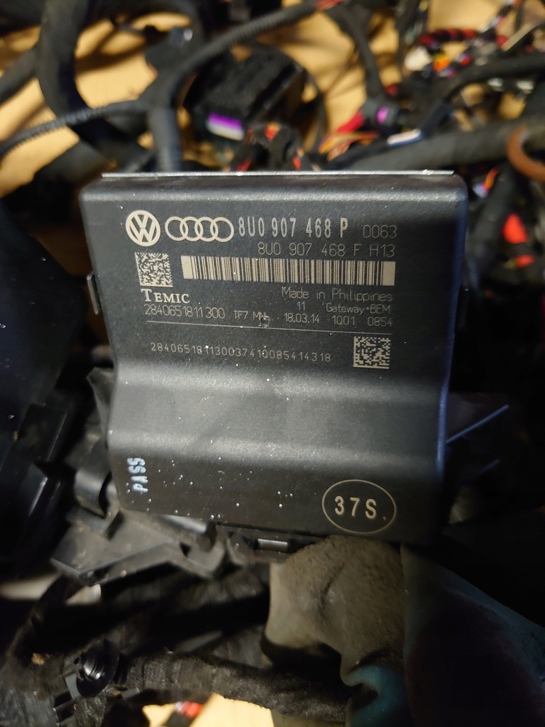 фото №6, Електропроводка джгут салону audi a1 8x 1.2tfsi