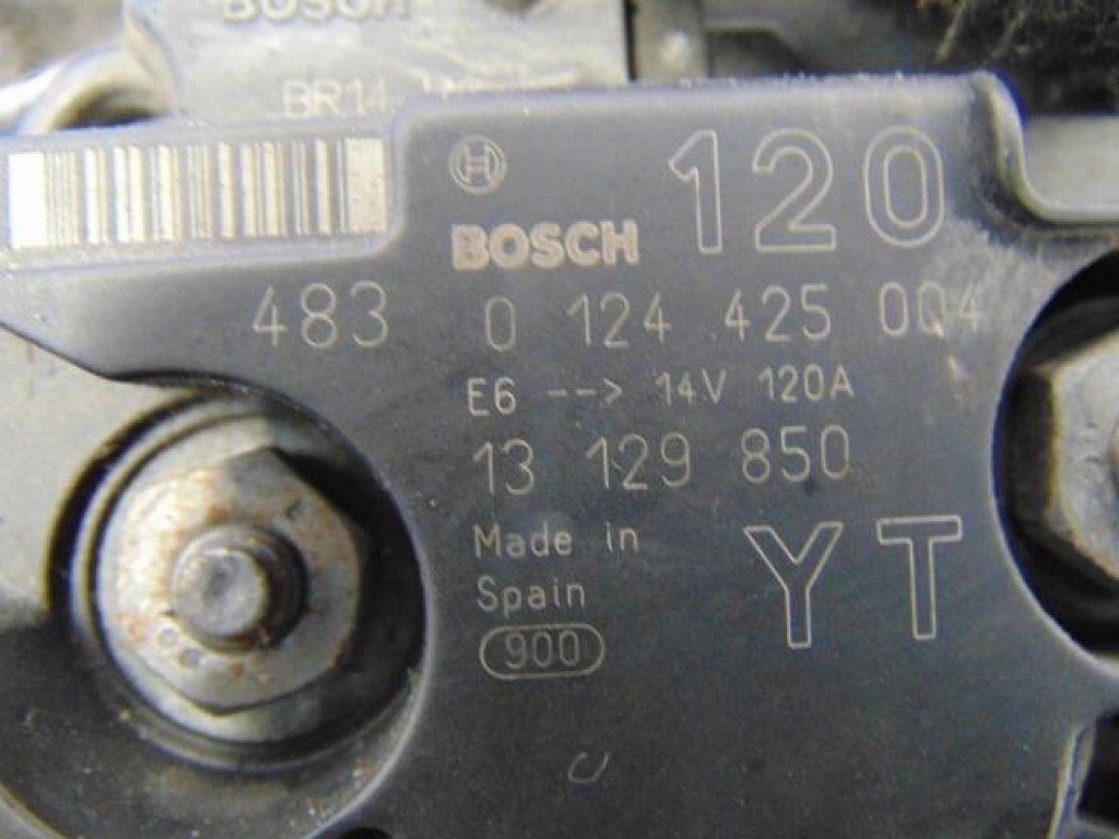 Opel signum универсал 2.2 16v генератор 0124425004 Недорого