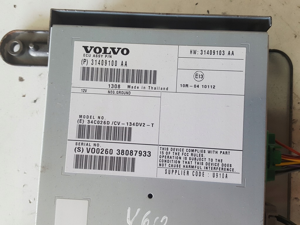 фото №2, Volvo v60 i lift 13-18r s60 усилитель радио