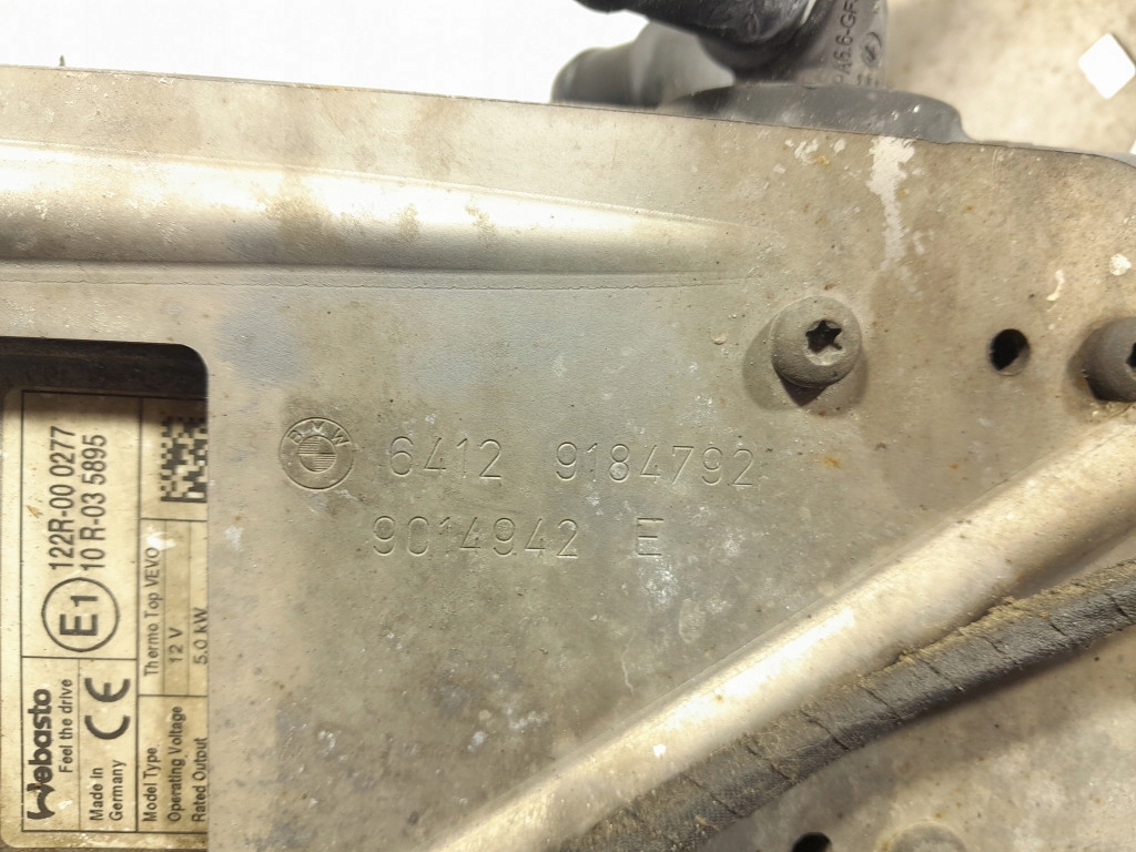 фото №6, Bmw 5 f10 f11 webasto обогреватель стояночный 9022166