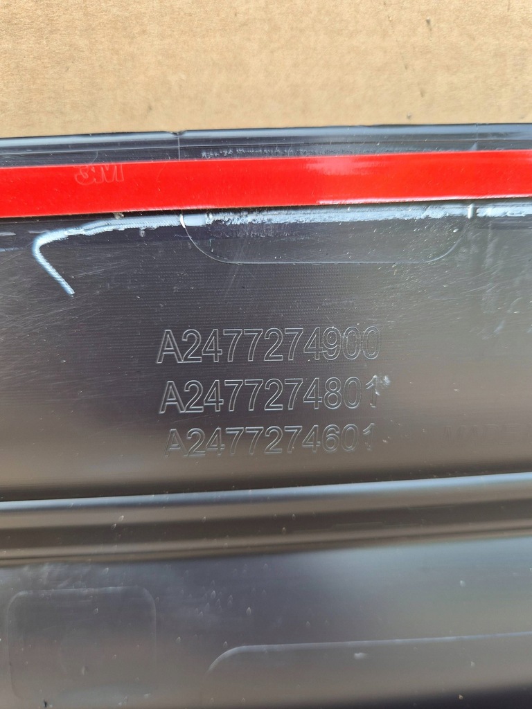 фото №9, Mercedes glb x247 молдинг na двері права передня nowa a2477274900