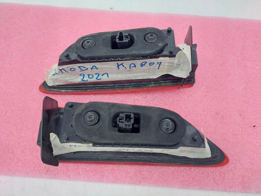 фото №6, Skoda karoq 57a лампа левая правая задняя w крышка led