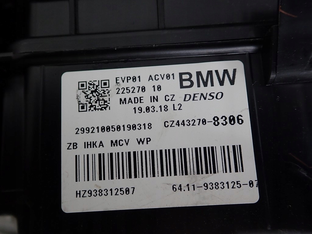 фото №11, Отопитель воздуходувка europa 9383125 bmw i3 i01 18r