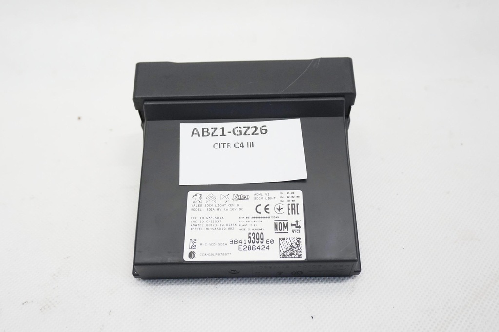 фото №1, Блок управления света citroen c4 iii 9841539980